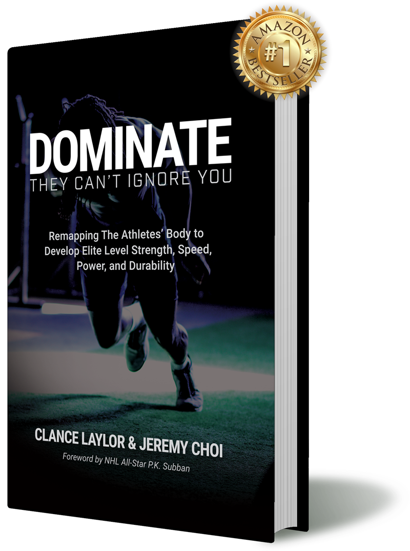 The cover of our best selling book titled Dominate, available to purchase online of at LPS Athletic Centre.