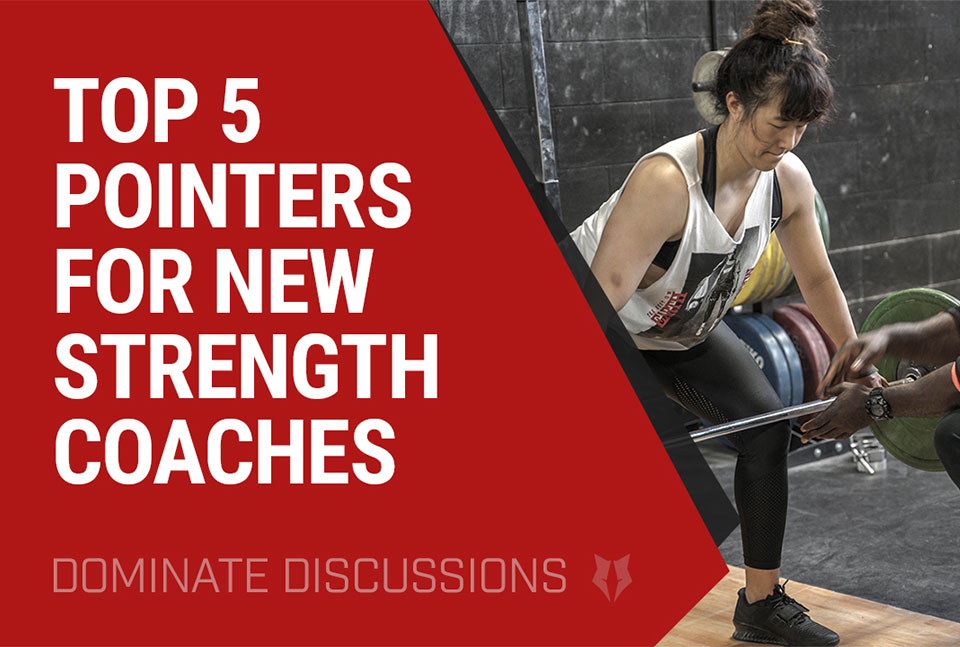 A discussion about the top 5 pointers for new strength coaches with Clance Layor from LPS Athletic Centre.
