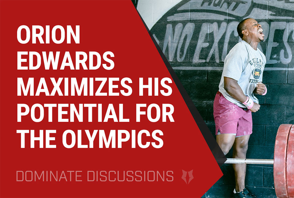 Orion Edwards discusses how he maximizes his potential for the olympics