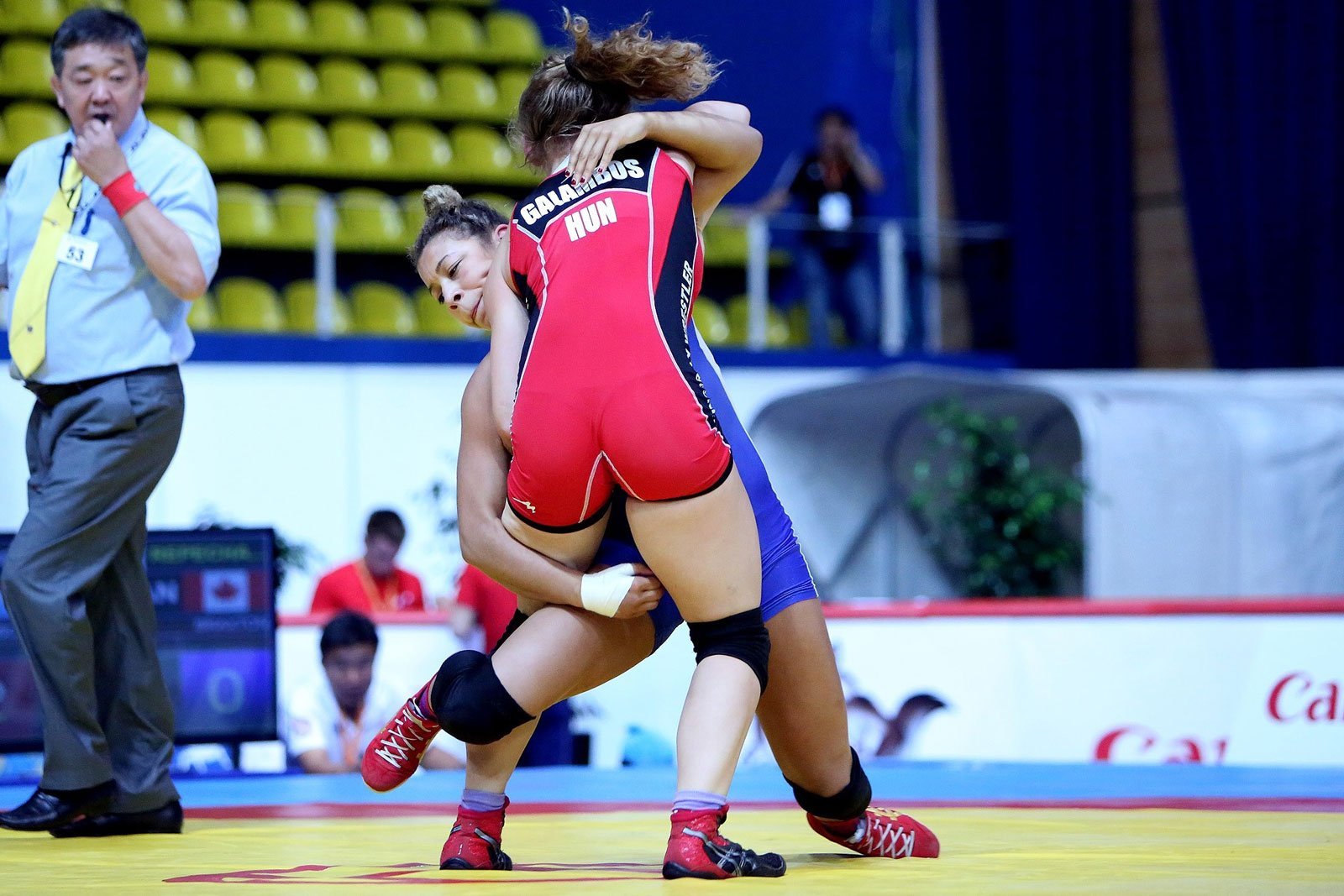 Photo Braxton in action at the Pan Am
